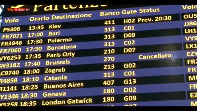Fiumicino, 7 voli cancellati e falso allarme bomba