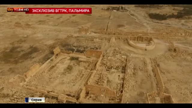In volo su Palmira, area archeologica distrutta