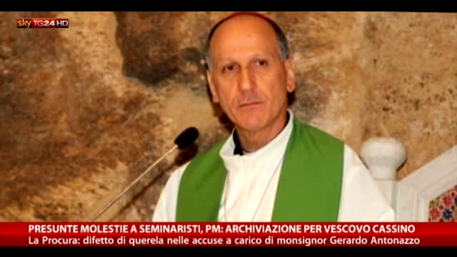 Vescovo Cassino, cadono le accuse di molestie sessuali 