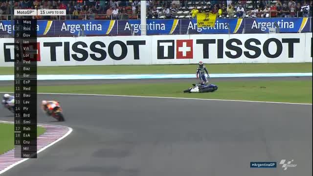 GP Argentina, assolo Marquez. Rossi è 2°