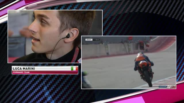 Moto2, Austin Luca Marini: "E' la mia prima volta"