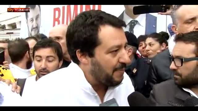 Salvini ironico: siamo d'accordo con Maria Elena...