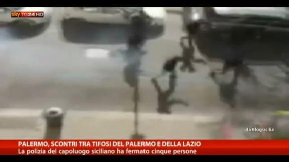 Palermo, scontri tra ultras prima della partita con la Lazio