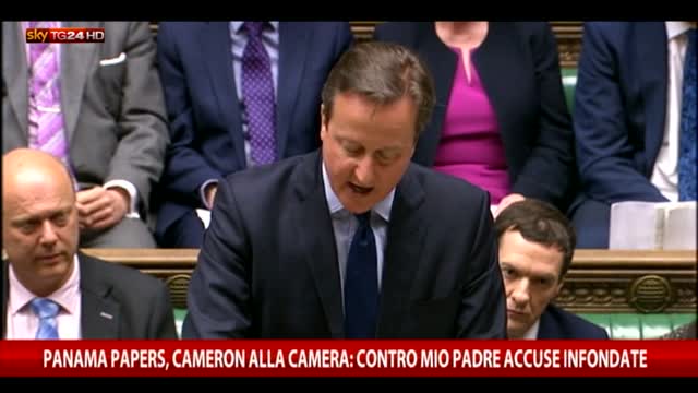 Panama Papers, Cameron: accuse infondate contro mio padre