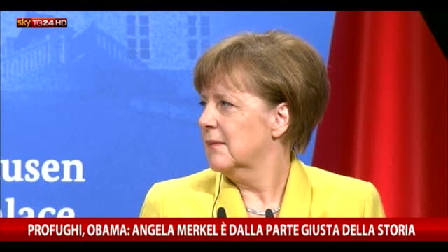 Profughi, Obama: “Merkel è dalla parte giusta della storia”