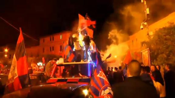 Il Crotone fa la storiA, che festa in Calabria