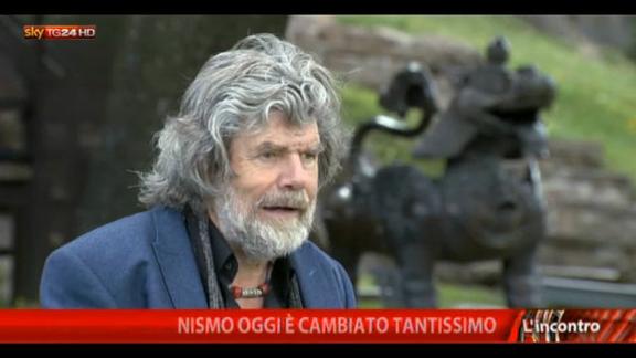 "L'incontro" di Emilio Carelli: ospite Reinhold Messner