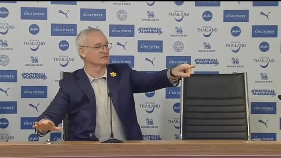 Dilly ding dilly dong! Gli show di Ranieri in conferenza