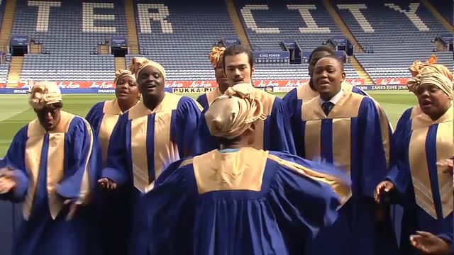 Leicester, il gospel in omaggio a Ranieri