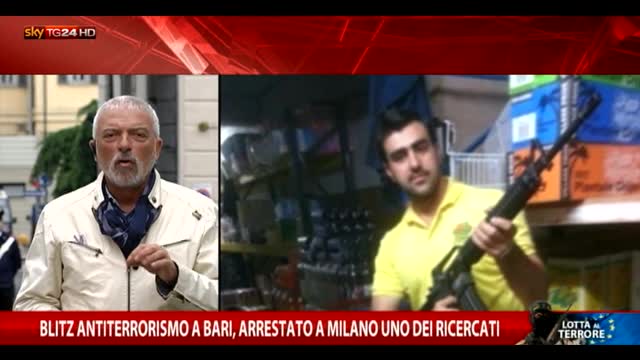 Blitz antiterrorismo a Bari, ricercato arrestato a Milano