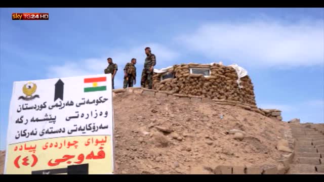 Iraq, Sky TG24 tra i peshmerga curdi 