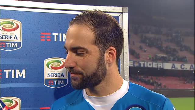 Higuain: "Sono felicissimo per il record, grazie Napoli"