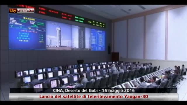 Lancio del satellite Yaogan-30 dal deserto del Gobi