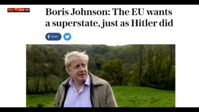 Brexit, Boris Johnson: Ue come Hitler, vuole un superstato