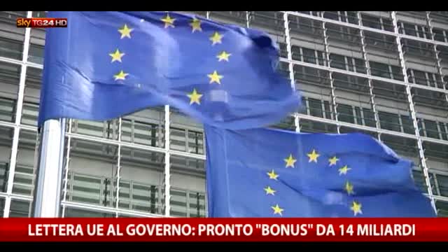 Lettera Ue al governo: bonus  da 14 mld