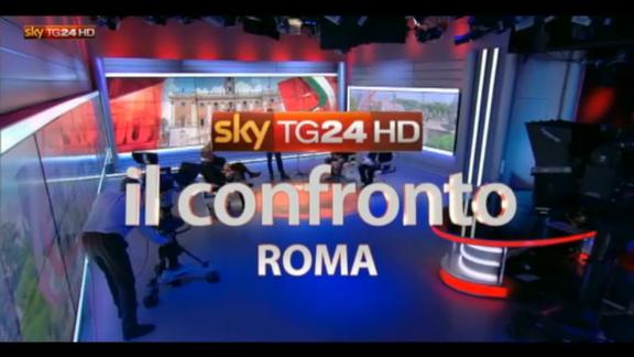 Elezioni comunali Roma, il confronto su SkyTG24 (1 parte)