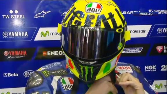 Mugiallo, svelato il nuovo casco di Rossi