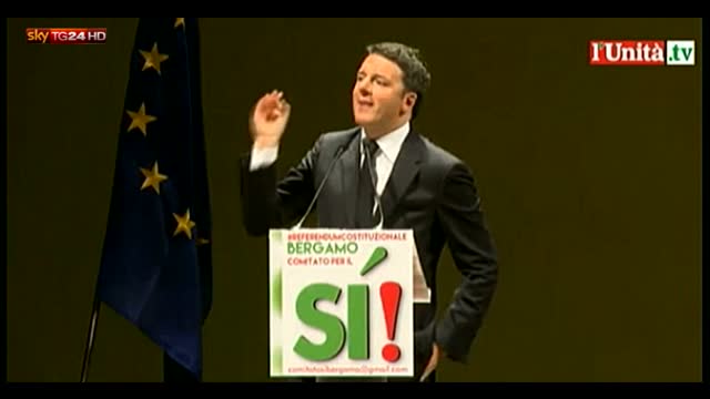 Renzi: Referendum non è personalizzazione, ma responsabilità