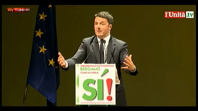 Referendum riforme, Renzi: diranno sì tantissimi M5S e Lega