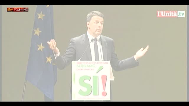 Referendum, Renzi: "Se vince il No, Italia paradiso inciuci”