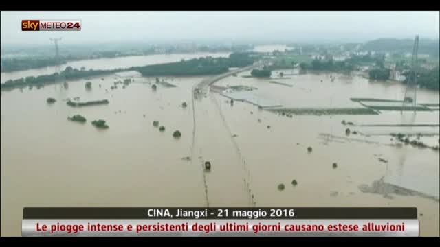 Alluvioni in Cina nello Jiangxi