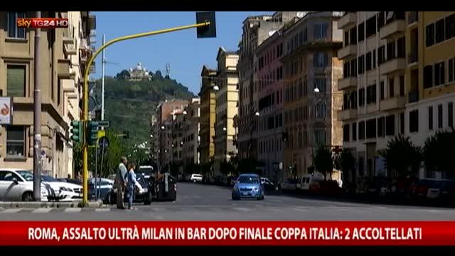 Coppa Italia: assalto tifosi Milan a pub, 2 accoltellati