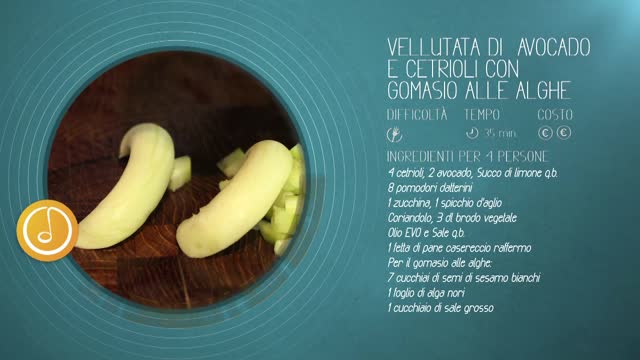 Alessandro Borghese Kitchen Sound - Vellutata di avocado