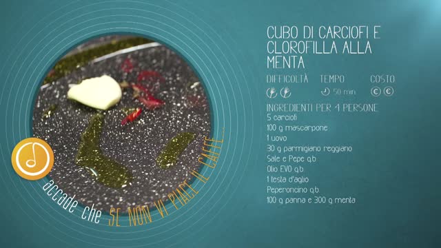 Alessandro Borghese Kitchen Sound - Cubo di carciofi