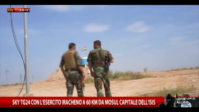 Sky TG24 in Iraq, dove i civili tentano la fuga dall'Isis 