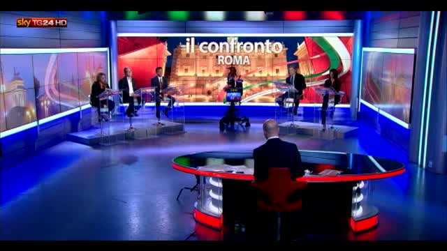 Confronto Sky TG24 candidati sindaco Roma: seconda parte