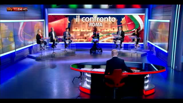 Confronto Sky TG24 candidati sindaco Roma: terza parte