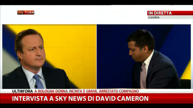 David Cameron a Sky News. L'intervista integrale