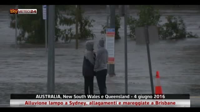 Maltempo in Australia: alluvione a Sydney