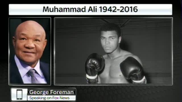 Foreman: "Ali è stato il più grande"