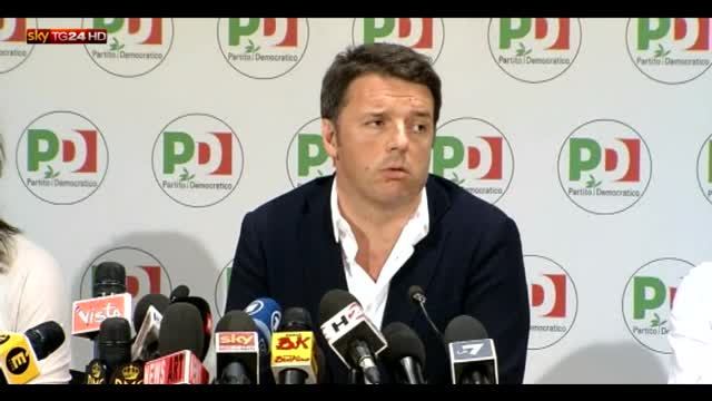 Renzi: M5S bene a Roma e Torino, fallisce a Bologna e Milano