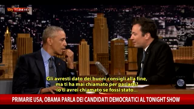 Obama ironizza su Trump al Tonight Show