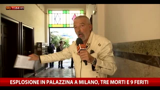 Crolla palazzina a Milano: 3 morti, 9 feriti