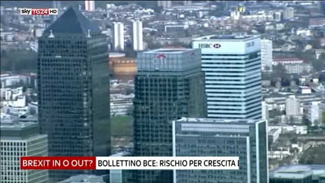 Bollettino Bce, Brexit rischio per crescita eurozona