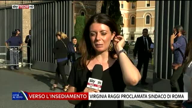 Virginia Raggi proclamata sindaca di Roma