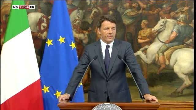 Brexit, Renzi: l'Europa è casa nostra 