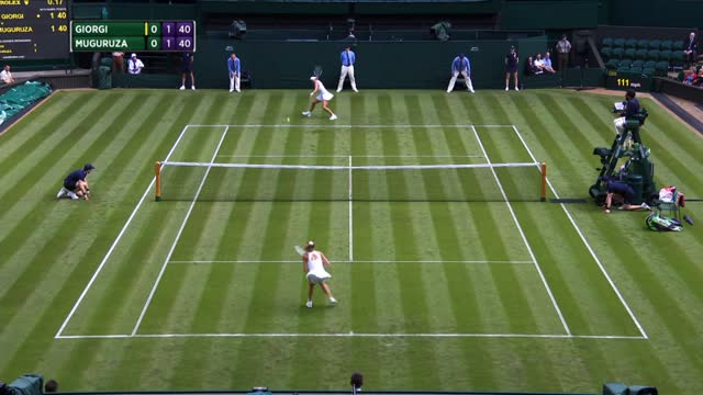 Wimbledon, Giorgi esce a testa alta contro Muguruza