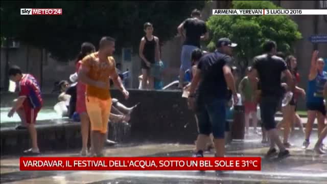 Festival dell'acqua in Armenia: il video