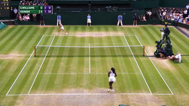 Wimbledon, i 5 colpi più belli del match Williams-Kerber