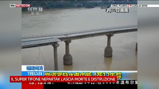 La Cina orientale in ginocchio a causa del super tifone