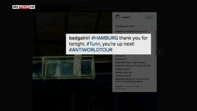 Rihanna in tour, fa tappa in Italia con due date