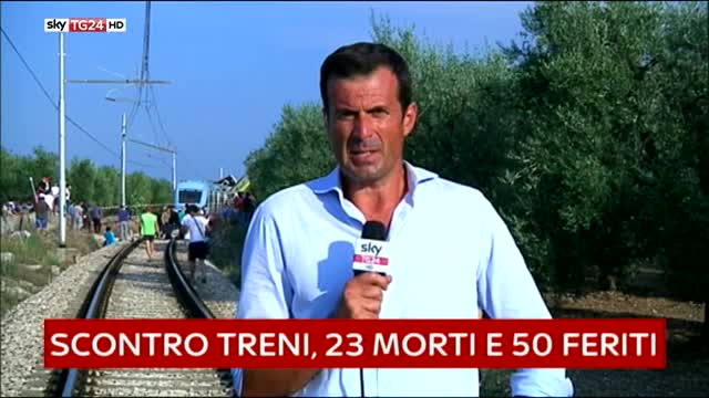 Scontro treni in Puglia, 23 morti e 50 feriti
