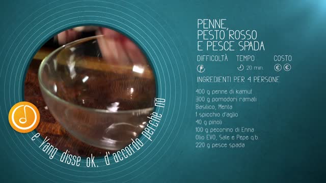 Alessandro Borghese Kitchen Sound -Penne pesto rosso e pesce
