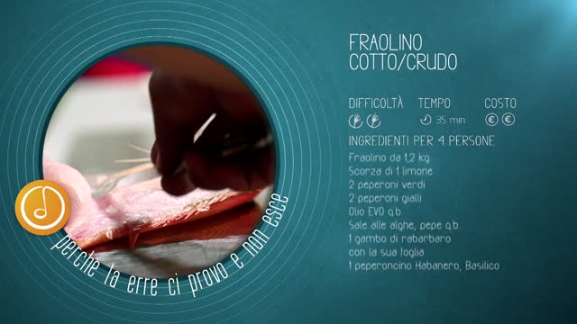 Alessandro Borghese Kitchen Sound - Fraolino cotto/crudo