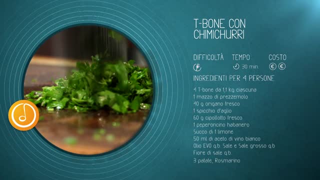 Alessandro Borghese Kitchen Sound - T-bone con chimichurri