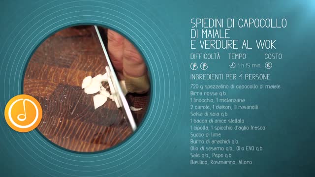Alessandro Borghese Kitchen Sound - Spiedini di capocollo